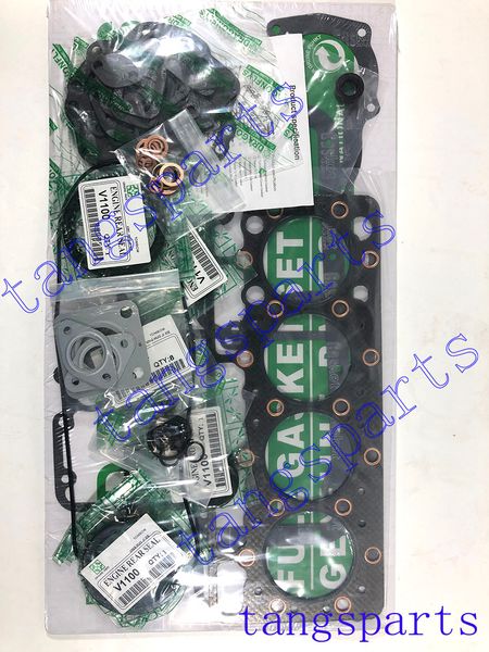 

v1100 engine gasket kit for kubota excavator loader forklift tractor garbage truck diesel engine kit parts