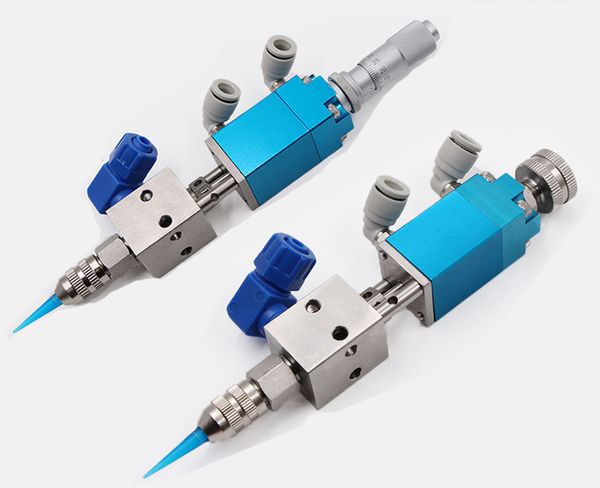 

pneumatic uv glue dispenser valve precision thimble dispensing valve