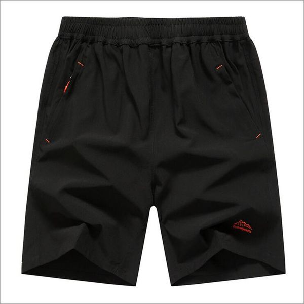 

new men fitness bodybuilding shorts man summer gyms workout male breathable quick dry sportswear jogger beach short pants, White;black