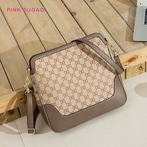 

pink sugao luxury handbags women bags designer canvas shoulder bag ladies handbags purses crossbody bag new