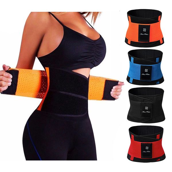 

body sweat neoprene weight loss shaper waist trainer cincher corsets workout sauna suit thermo slimming belt for women, Black;white