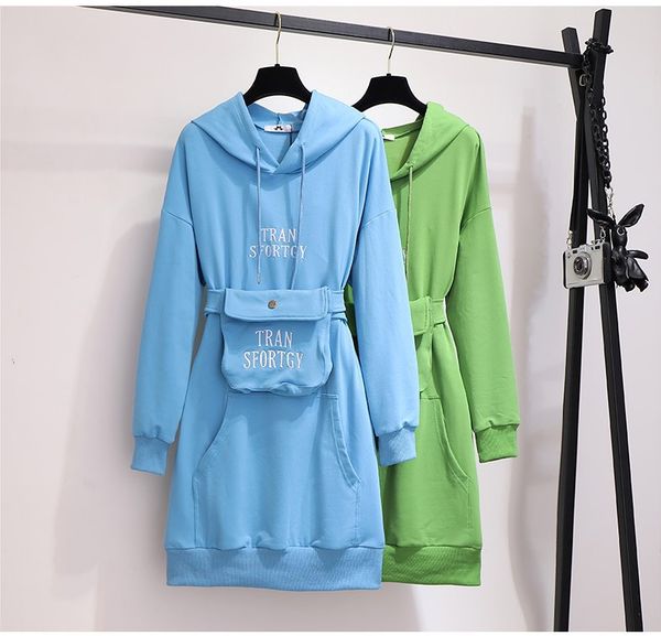 

fashion-party casual work hooded dresses fashion luxury designer long sleeve franch style dresses long hoodie for women, Black;gray