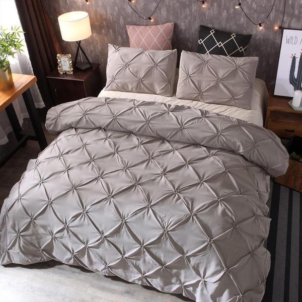 

soledi gray new bedding sets bed sheet home furnishing pillow case quilt cover gift 3pcs