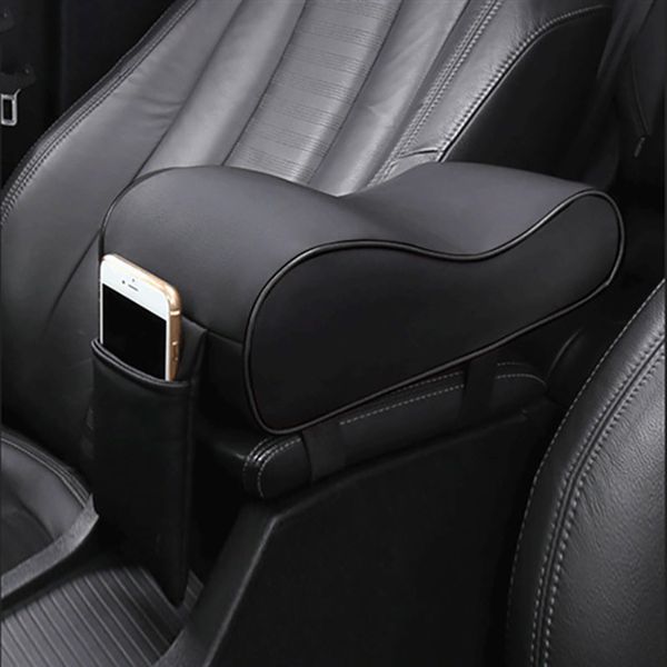 

car interior memory foam center console box armrest pads cushion pu leather armrests accessories styling