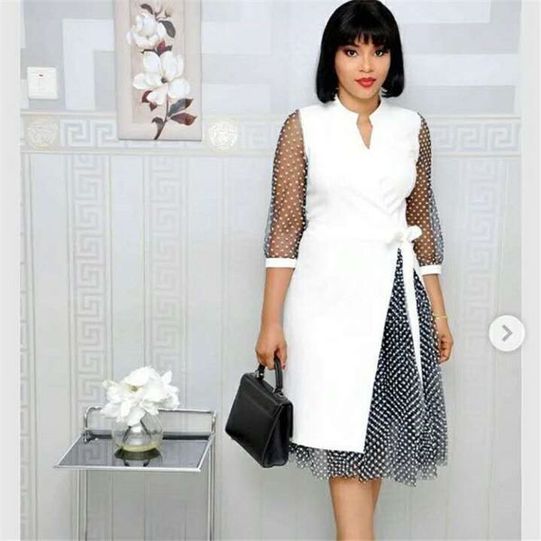 

2020 new elegent fashion style african women printing plus size dress -2xl, Red