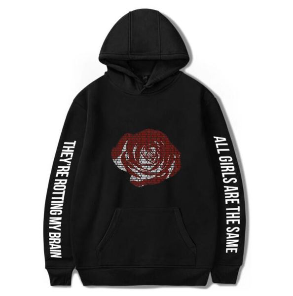 

2020 designer hoodies for mens sweatshirts with letters new brand mens hoodies juice wrld men clothing 2xs-4xl wholesale, Black