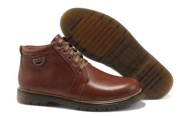 

fashion- men martin boots good cowhide upper soft fur padded luxury ing, Black