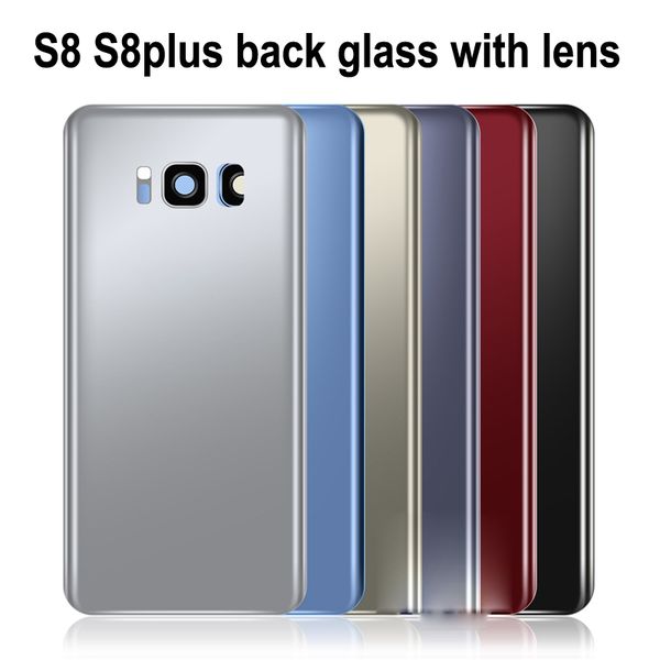 

oem battery cover glass housing rear back door for samsung galaxy s8 s8 plus with camera glass lens