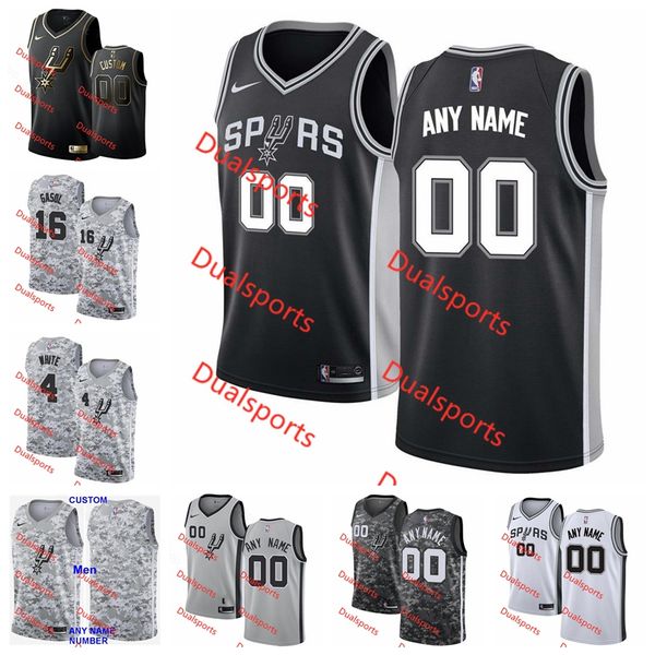 white spurs jersey
