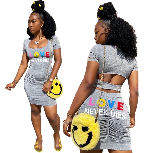 

fashon women summer ruffle hollow out mini dress ladies short sleeve square collar color letter print sheath dresses club, Black;gray