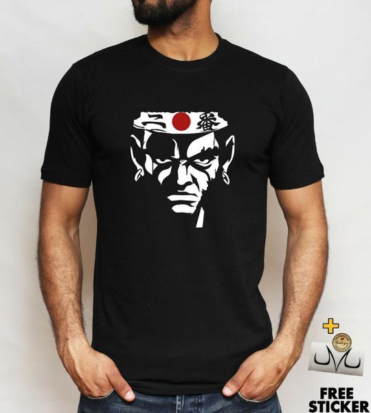 

afro samurai t-shirt, japanese flag logo, swordsman, anime manga tee, for men, White;black