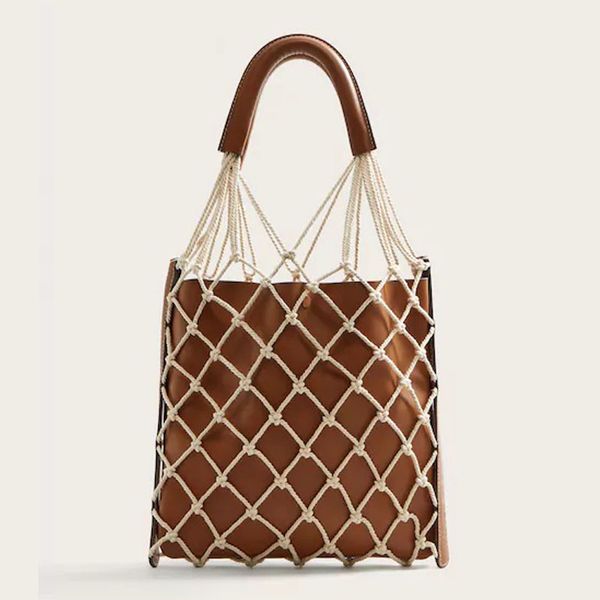 beach bag mesh net shopping bucket bags hollow women totes mesh woven net bags 2018 bag drop shipping