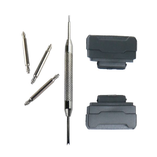 

strap adapters kit&tool for 14mm lug width casio baby-g ba110 120, Black;brown