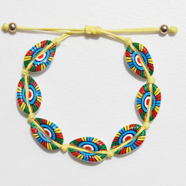 

charm bohemia shells bracelet summer adjustable handmade rope braided colorful seashell beads bracelets for women jewelry gifts, Black