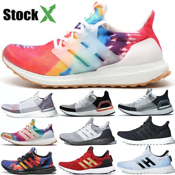 

running shoes ultra boost mens women woodstock active red legend ink oreo rainy season nice kicks stock x sneaker trainer, White;red