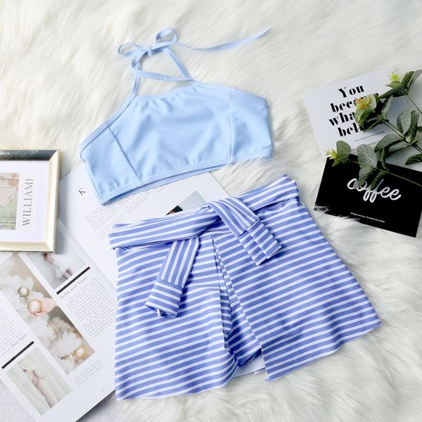 

children's girl infant princess dress swim bikini swimsuit children's princess dress style student split bikini swimming suit, White;black