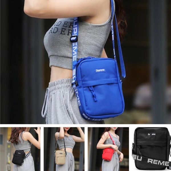 

designer crossbody bags women men supre fanny pack belt waist bags nylon sports beach shop messenger bag totes pouches handbags 2019 c62606
