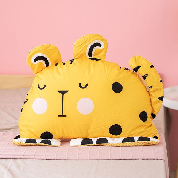 

55cm cute semicircle plush pillow stuffed animal rabbit tiger owl unicorn toys for kids reading pillow kawaii soft toys doll