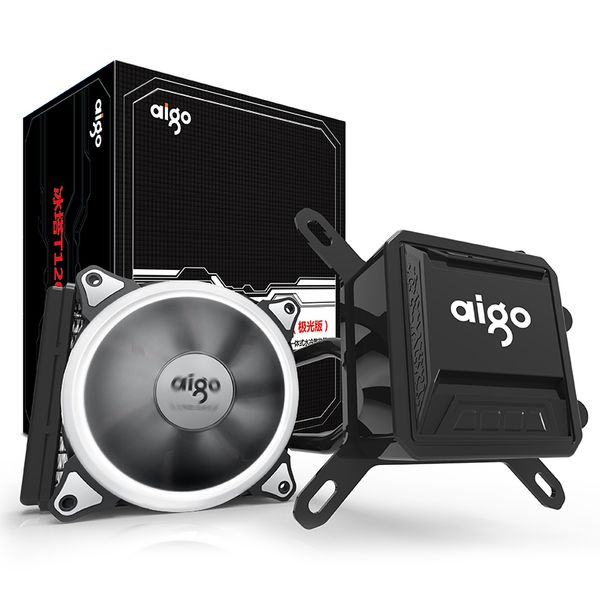 

Aigo Жидкостный кулер All-In-One с водяным охлаждением 120-мм вентилятор с ШИМ-подсветкой