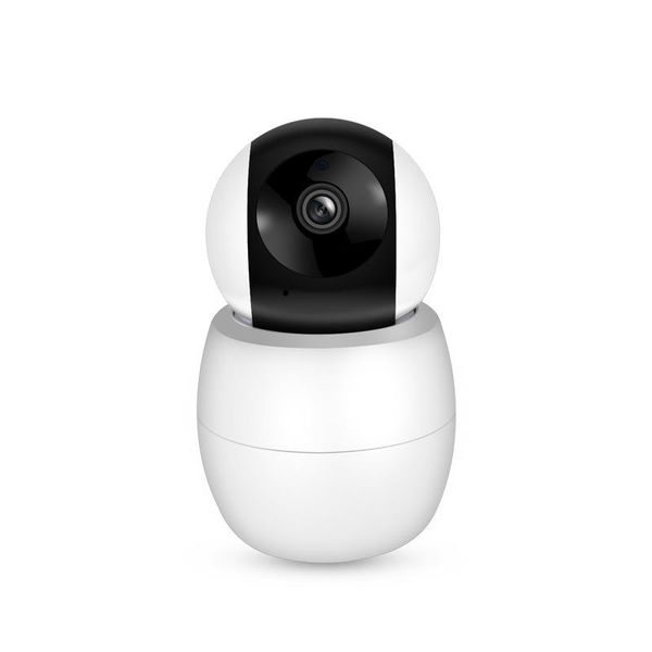 

hd 1080p wifi ip camera 355Â° pantilt rotation night vision work with amazon alexa google home - us plug
