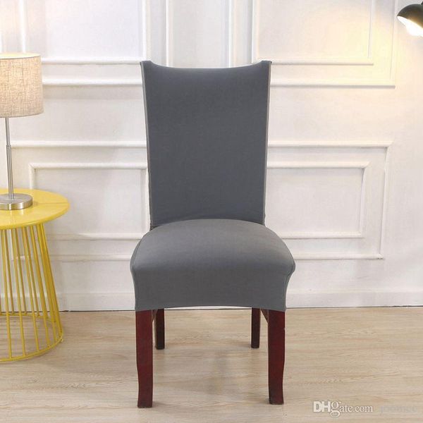 Factory Wholesale Spandex Stretch Solid Dining Chair Coves Elastic