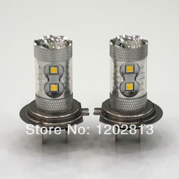 

2pcs 50w h7 472 cree chips led bulbs white headlight head light lamp canbus error free