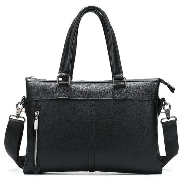 

designer mens briefcase vintage shoulder bags cowhide leather crossbody bags business laphandbag men travel bags
