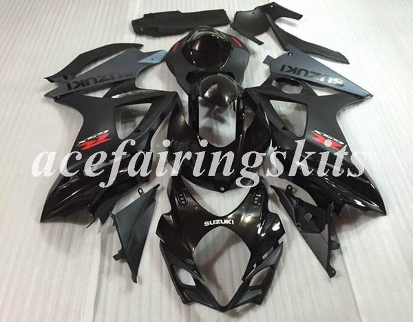 

4 gifts new abs motorcycle full fairings set fit for suzuki gsx-r1000 k7 2007 2008 07 08 bodywork set custom black matte luster