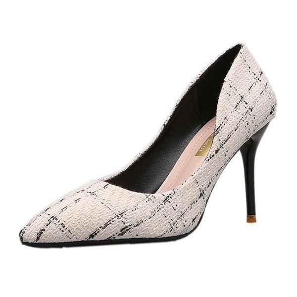 

gold lace up heels shallow mouth branded pumps fine heeled shoes all-match pointed wedge sandals ladies slip lace-up, Black