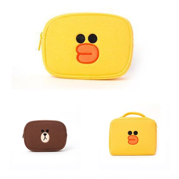 

creative makeup cosmetic cosmetic portable large and small travel hand storage bag cartoon wash bag