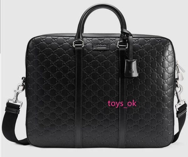 

signature leather briefcase 428041 men messenger bags shoulder belt bag totes portfolio briefcases duffle luggage