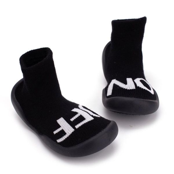 

autumn winter children floor shoes soft anti-slip toddler baby shoes fashion casual warm for 1-3 years baby, Black