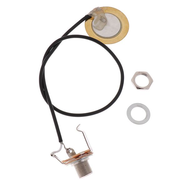 

1 set steel prewired pickup piezo transducer amplifier for violin accessory