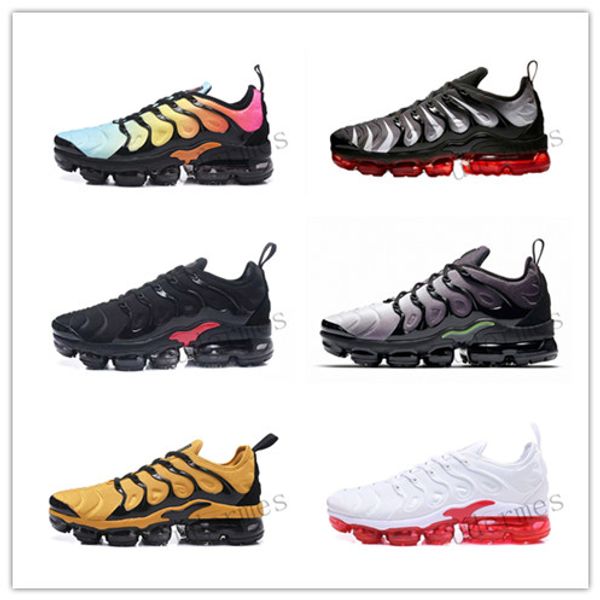 

2019 new air cushion TN Plus goodvery men casual women casual shoes classic fashion metal black Colorways gray white men shoes