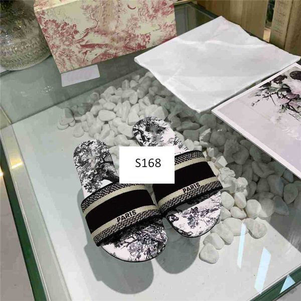 

trendy bohemia women slippers fashion letter embroidery lady sandal 8, Black