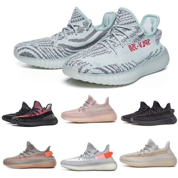 

wave runner kanye west v3 vanta analog static inertia solid grey mauve running shoes runner men women designer sports sneakers #qa729