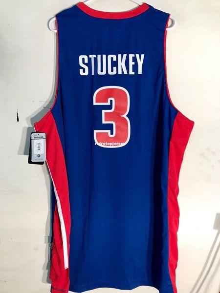 

ncaa retro ad jersey #3 rodney stuckey blue mens stitched vintage sleeveless vest jerseys, Black;blue