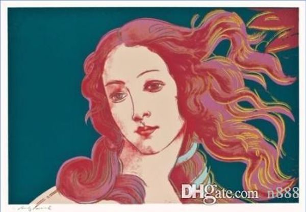 

andy warhol botticelli birth of venus hand painted /hd print abstract oil painting on canvas home decor,p415 200311