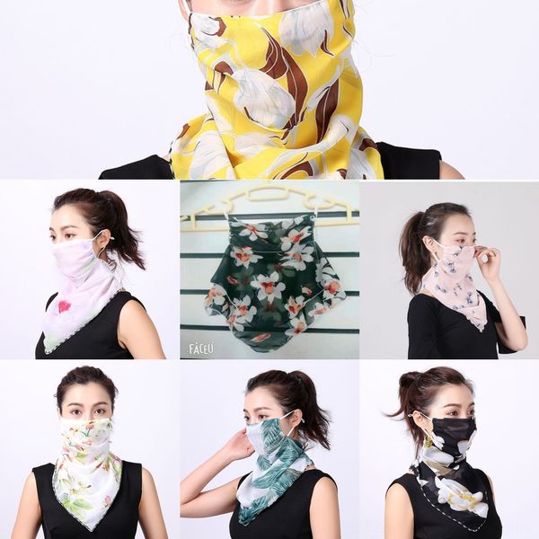 

h0po9 stock sport bicycle fishing scarf neck gaiter shield face mask headband bandana ring headwear bicycle scarf balaclava i cant breathe, Black