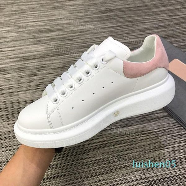 

fashion luxury designer woman shoes casual man sneaker mixed color red yellow blue back low cut platform white sneaker party shoeai05, Black