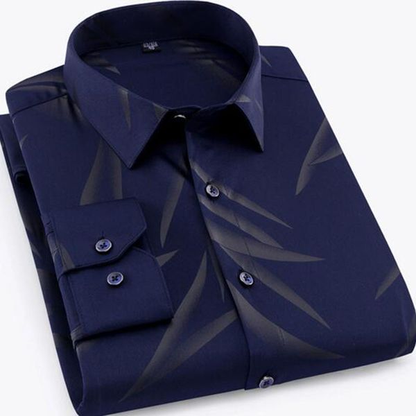 

men stamping casual long sleeve turn-down collar shirts camisa,printed casual pure cotton breathable comfortable shirts, White;black