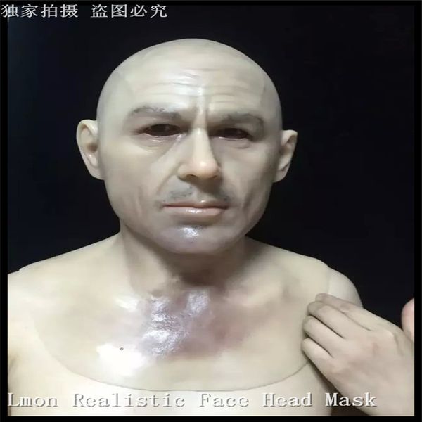 

realistic silicone masks full head mask halloween mens masquerade masks human face mask christmas for cosplay toys