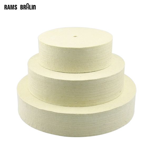 

6" 8" 10" diameter * 2" thickness wool felt polishing buffing wheel jade metal mirror surface finish bench grinder tool