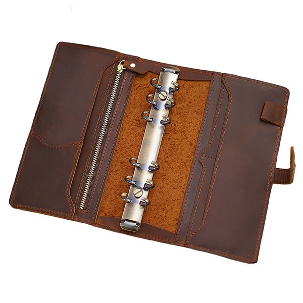 2019 Genuine Leather Binder Notebook A5 Spiral Notebook Journal Organizer Planner Handmade Refillable 80 Sheets With Useful Tools From Outdoorsuites 2019 Genuine Leather Binder Notebook A5 Spiral Notebook Journal Organizer Planner Handmade Refillable 80 Sheets With Useful Tools From Outdoorsuites