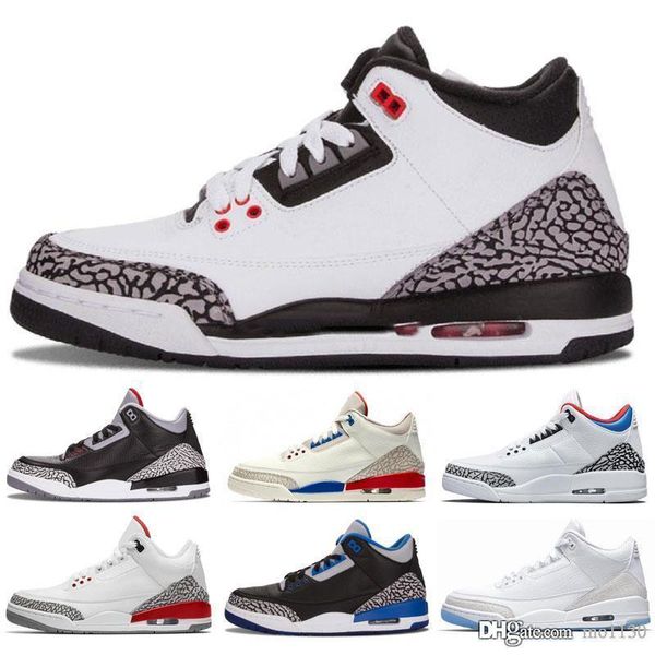 

new arrival jumpman 3 black 7 multicolor rainbow sports basketball shoes mens trainers 3s designer sneakers us 7-13