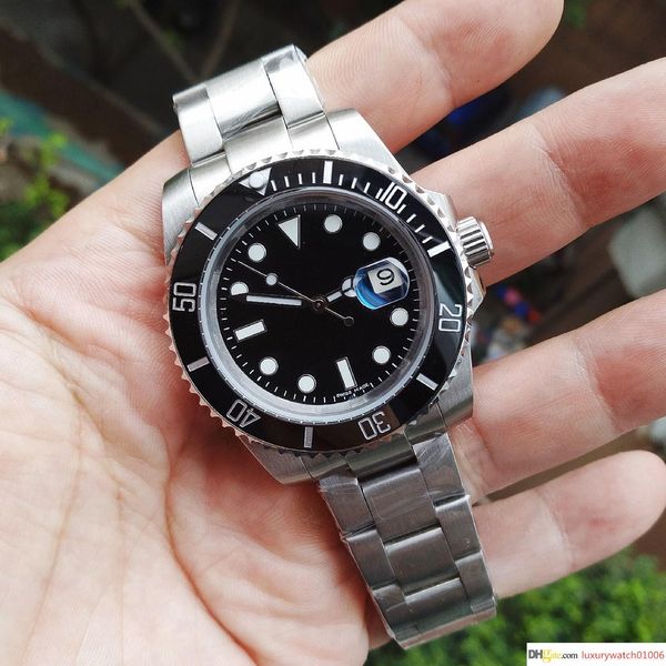 

good wonderful selling movement watch 2813 automatic mechanical glass bezelmen mens wristwatches ceramic bezel designer watches