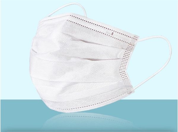 

fd0y face mouth adultren muffle 3 layers ear loop mask non woven protective mask for black black/white/pink