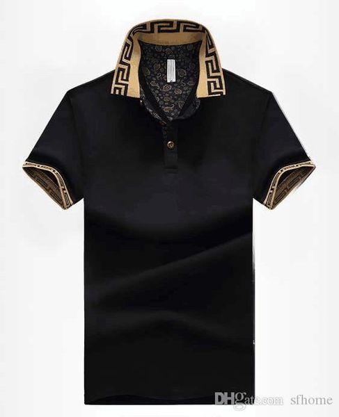 

2018 european and american brand new summer men's short sleeved polo shirt, student men's polo shirt, young short sleeves