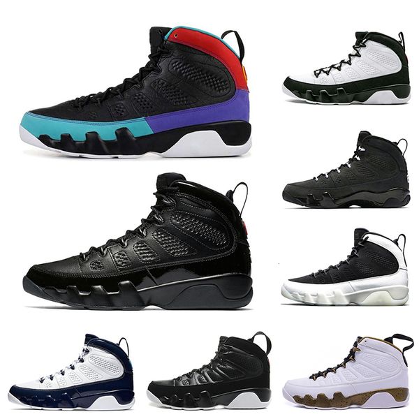 

dream it do it 9 9s mens basketball shoes unc la anthracite the spirit bred og space jam athletics sports sneakers size 7-13