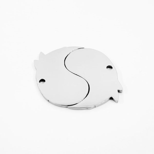 

pendants eight diagrams necklace stainless steel tai chi pendant taiji bagua puzzle jewelry, Black
